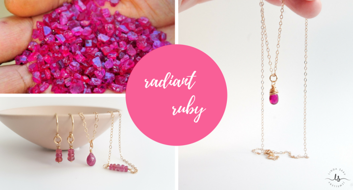 The radiant ruby, the July birthstone, the queen of gems. A blog post written by Linda Sääv from Linda Sääv Jewellery.
